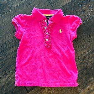 Toddler girls Ralph Lauren Pink Polo